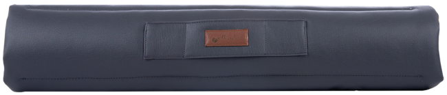 Reisedecke Hund grau - Petlando Travelmat Columbia anthrazit, waschbar - Reisebett -  Reisematte